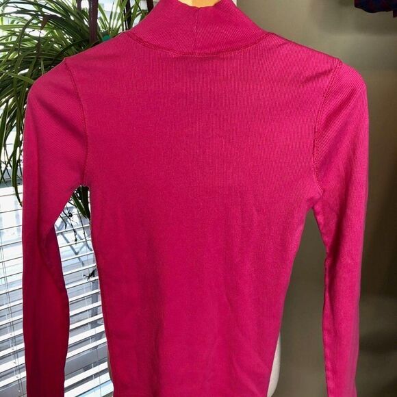 Vintage 90s Pink Preppy Quiet Luxury Ralph Lauren Polo Turtleneck - Picture 8 of 8